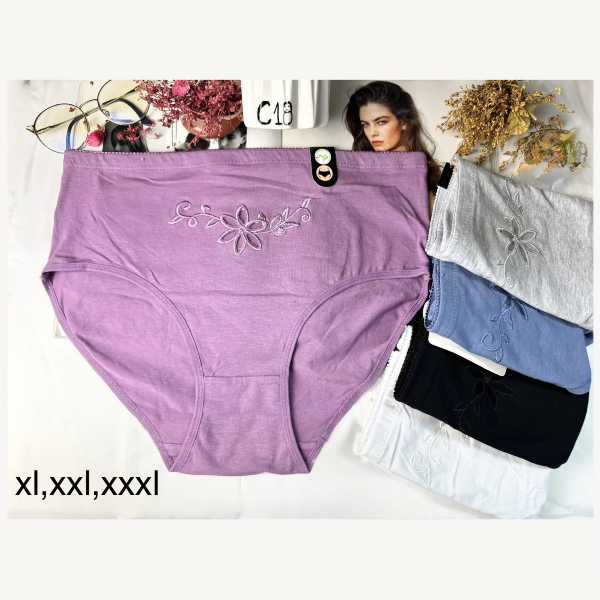 Majtki damskie Roz XL-3XL, Mix kolor Paczka 24 szt 1